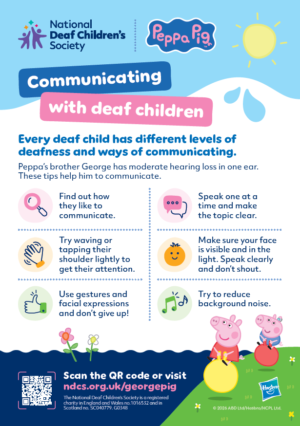 George and Peppa's communication tips for grown-ups