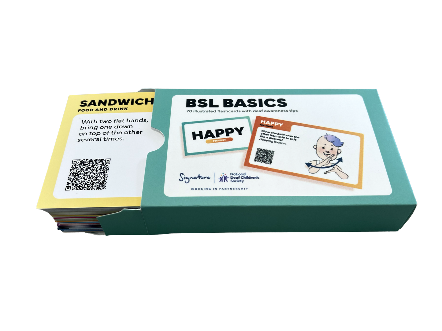 BSL Basics: British Sign Language flashcards