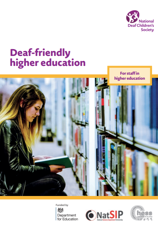 Deaf-friendly higher education: For staff in higher education
