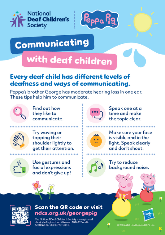 George and Peppa's communication tips for grown-ups