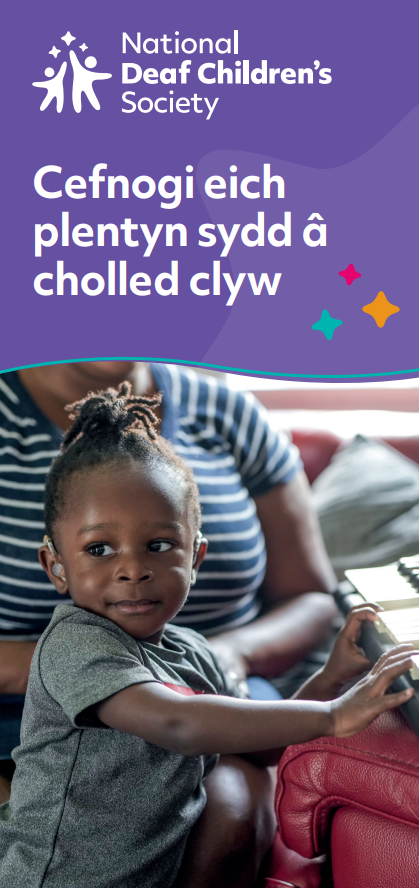 National Deaf Children's Society leaflet | Welsh